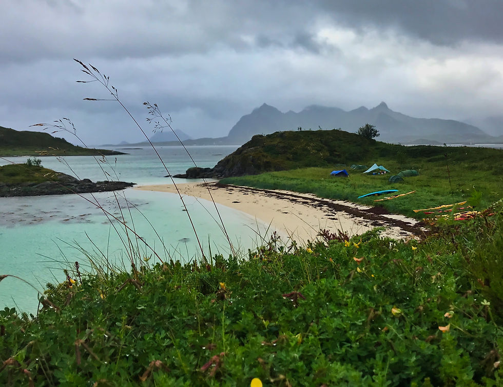 Storm approaching our campsite