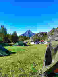 First campsite with stunning views