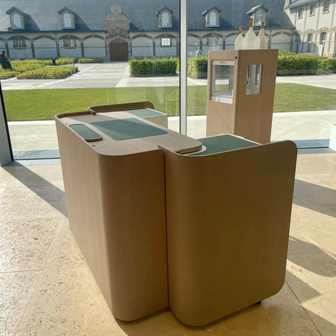 Meuble de personnalisation - Ruinart