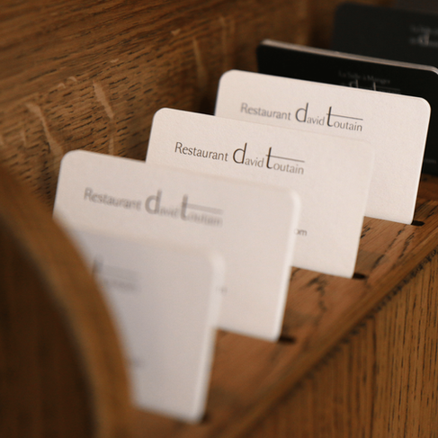 Desk d'accueil - Restaurant David Toutain