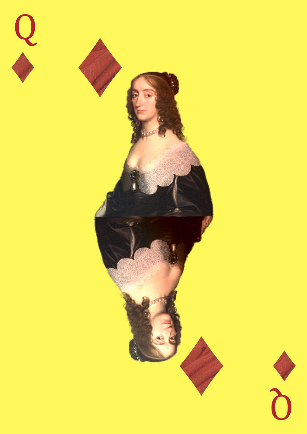 Card 5 - Queen of Diamonds