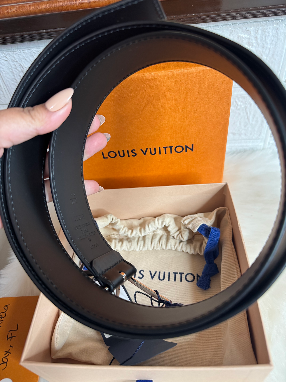 Thumbnail: Skyline 35 Belt – Noir (Size 44 / 110 cm)