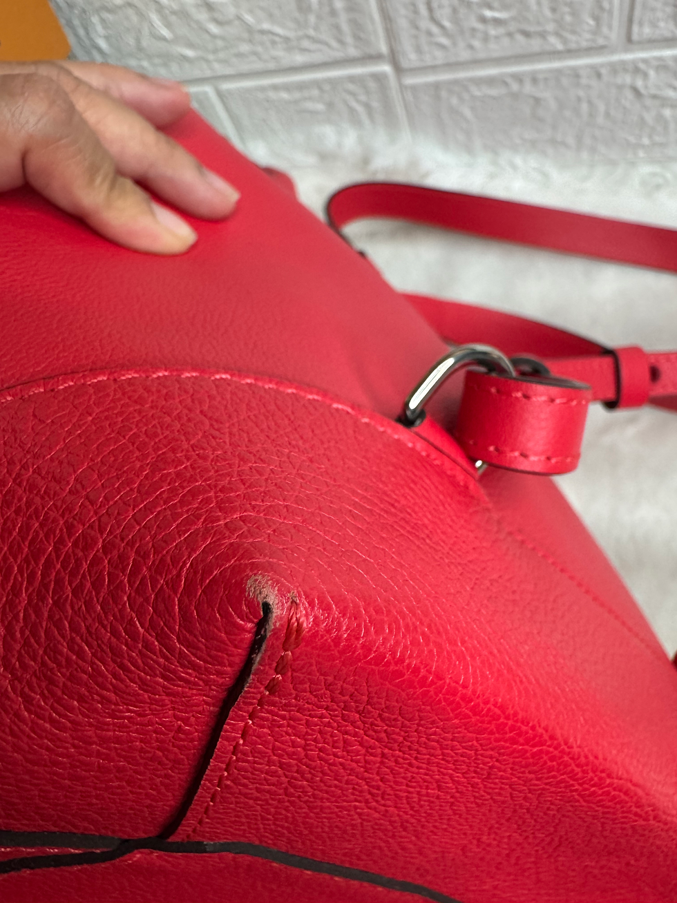 Thumbnail: Louis Vuitton LockMe Rubis Backpack