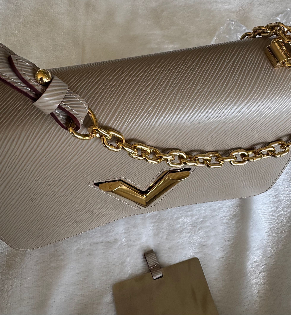 Thumbnail: Twist MM Epi Leather in Galet