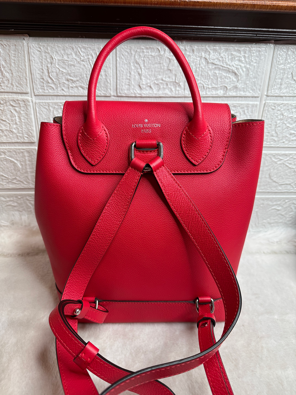 Thumbnail: Louis Vuitton LockMe Rubis Backpack