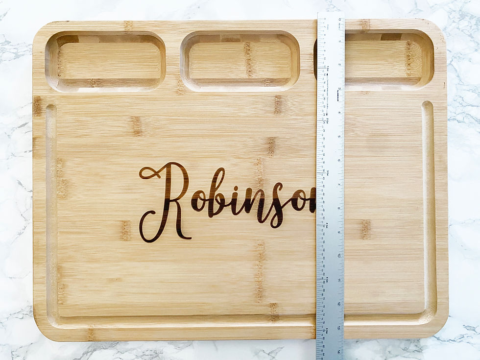 Thumbnail: Monogram Bamboo 3 Tray Cutting Board