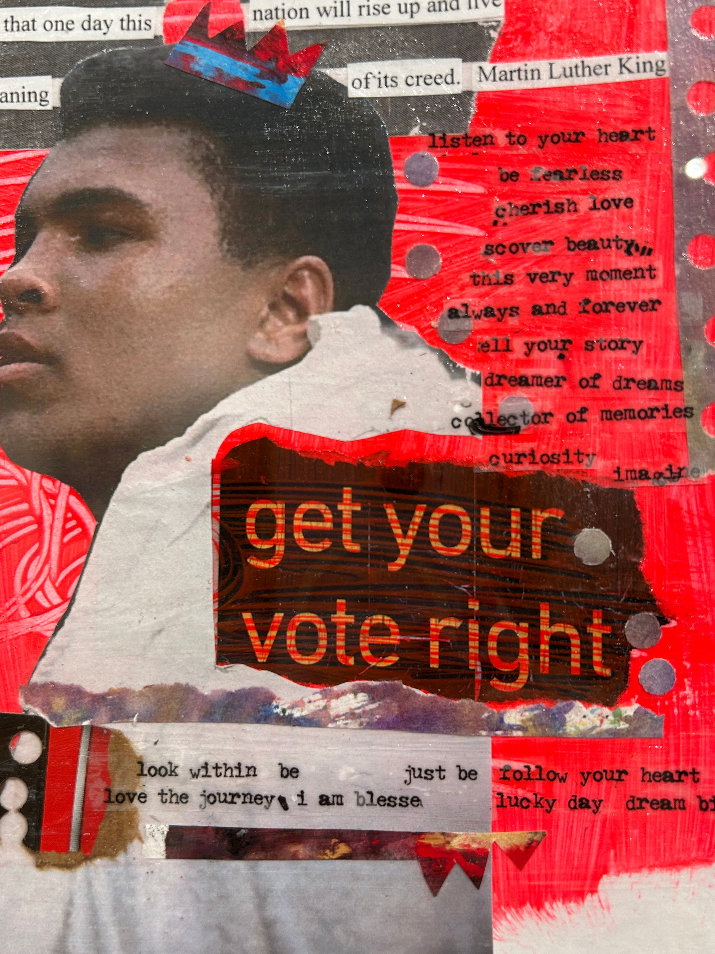 Artist: Brian Hearns, Title: Ali Speaks