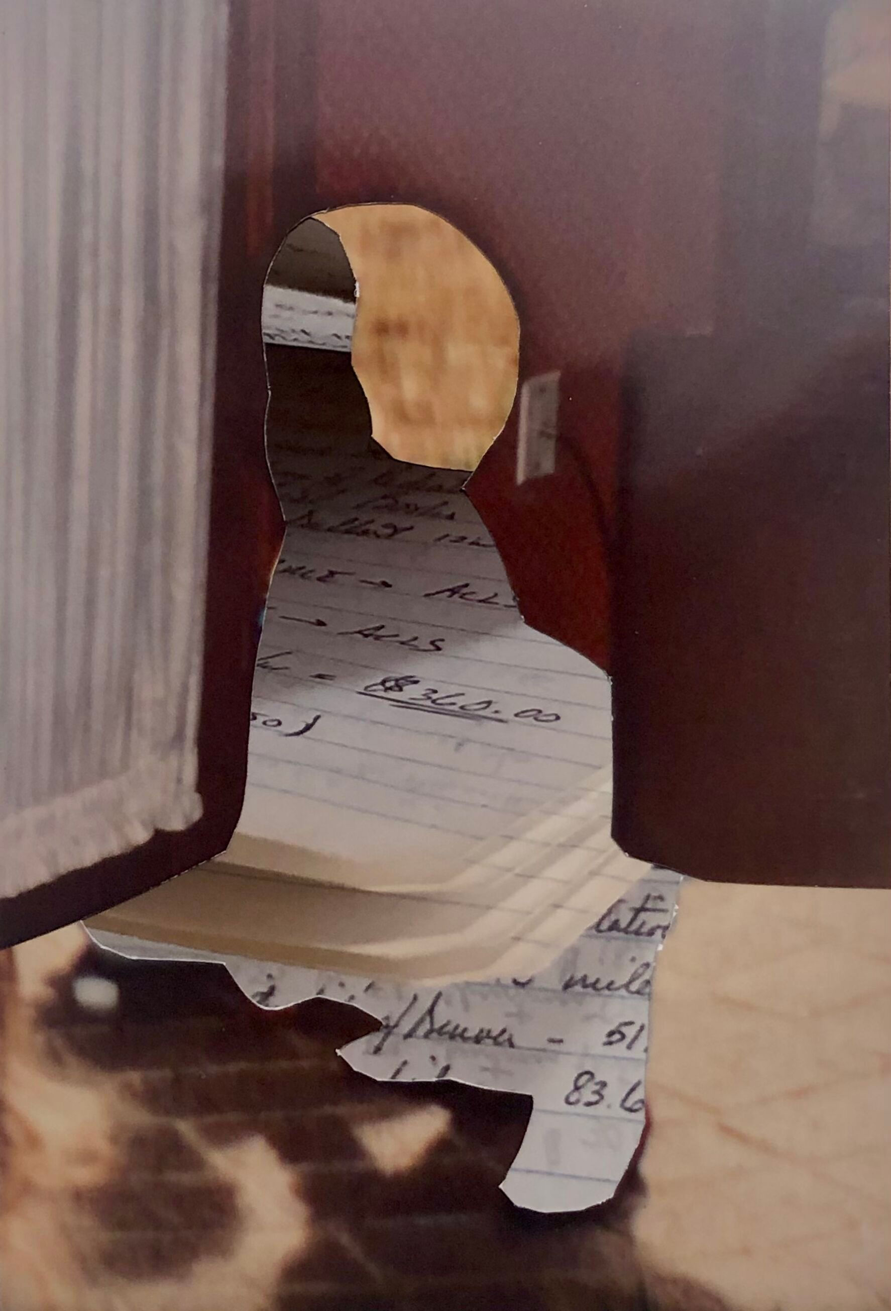 Artist: Kate McCammon, Title: Journal Portrait 140 (Inside/Outside)