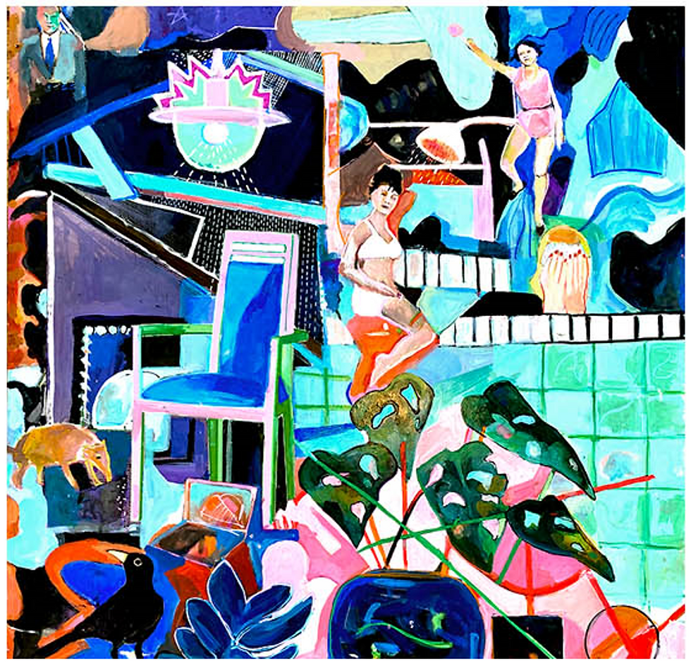 Artist: Lisa Baird, Title: The Ladies Tent