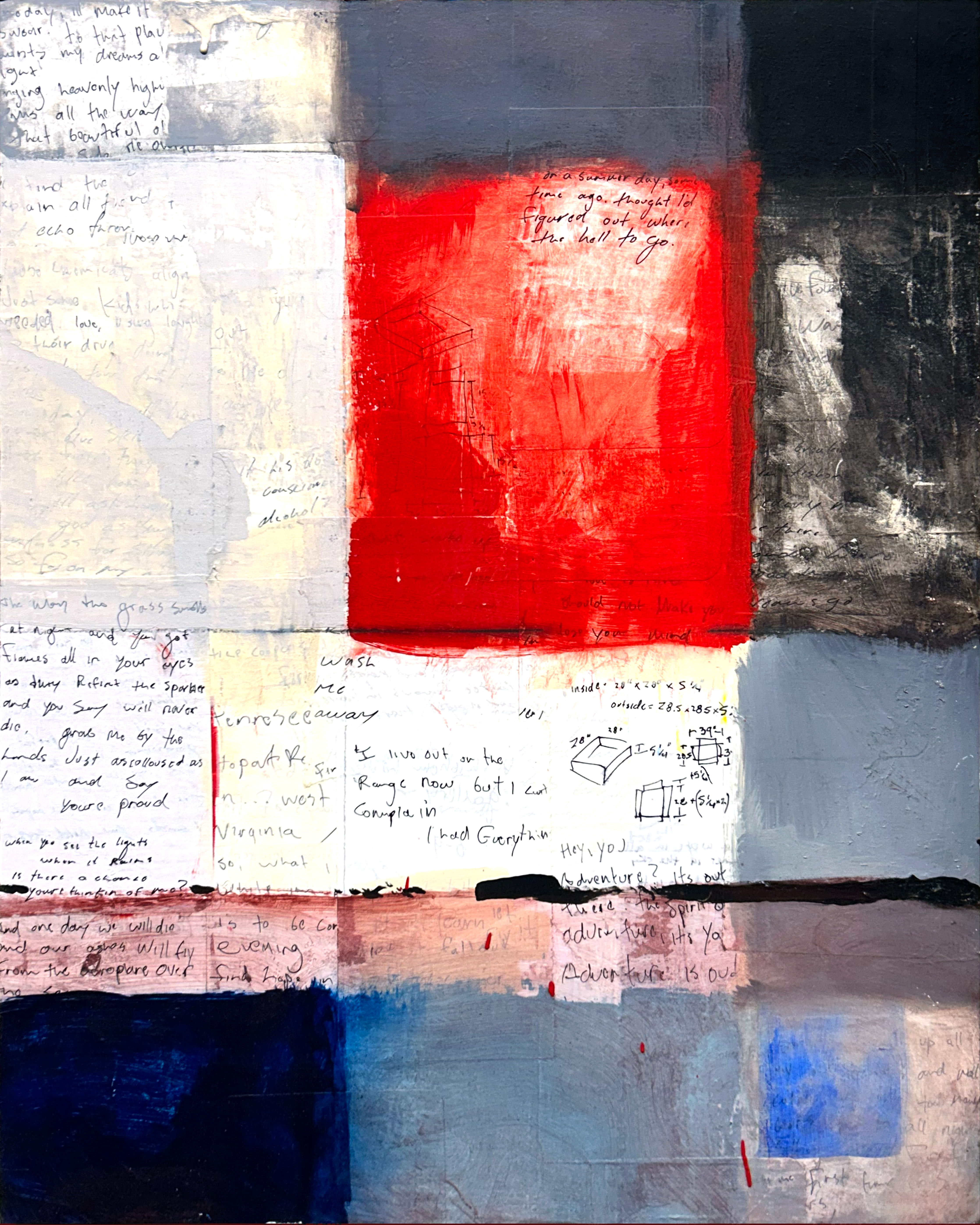 Artist: Brandon McNeil, Title: The Writing on the Wall