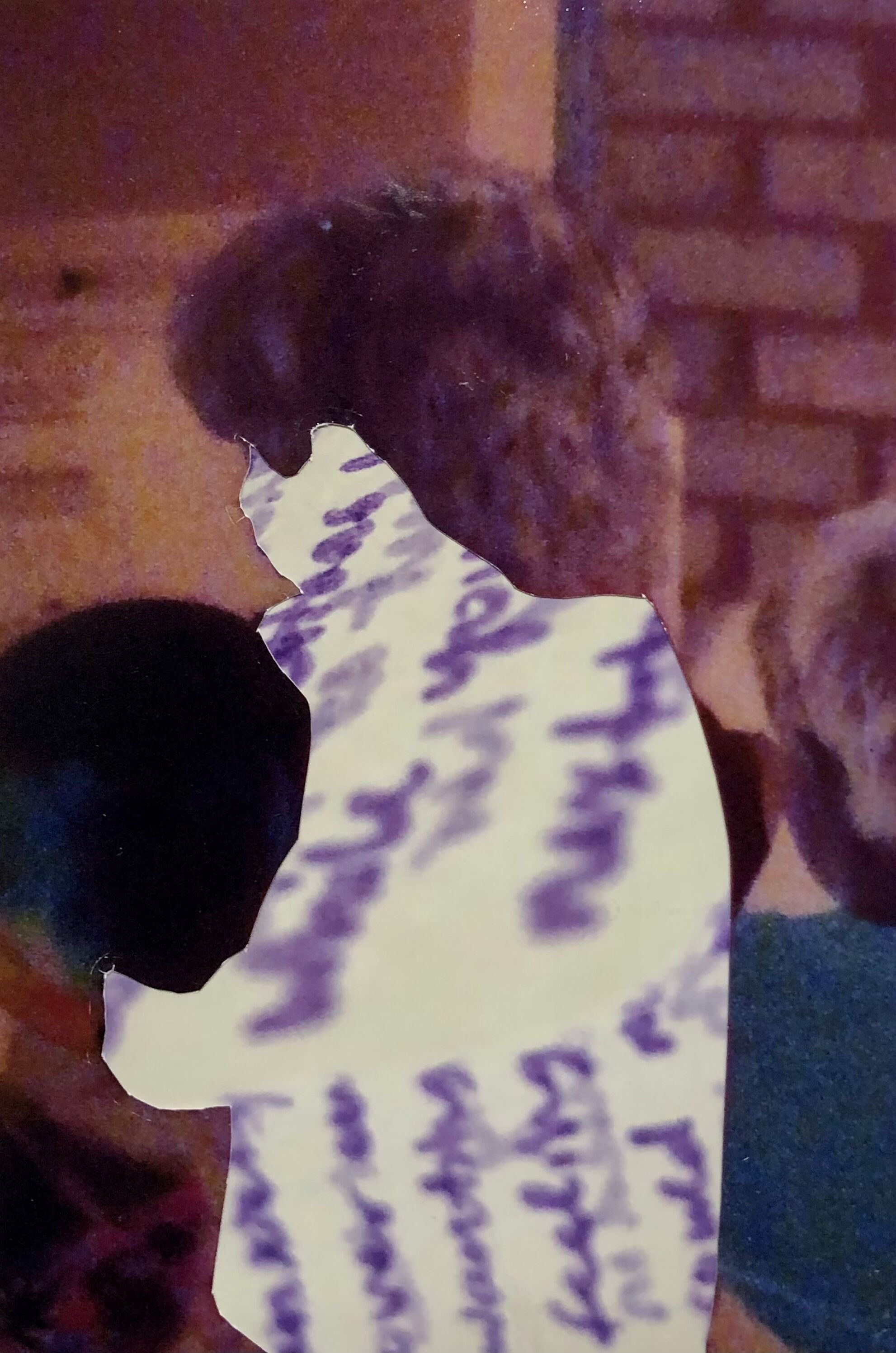 Artist: Kate McCammon, Title: Journal Portrait 143 (Purple)