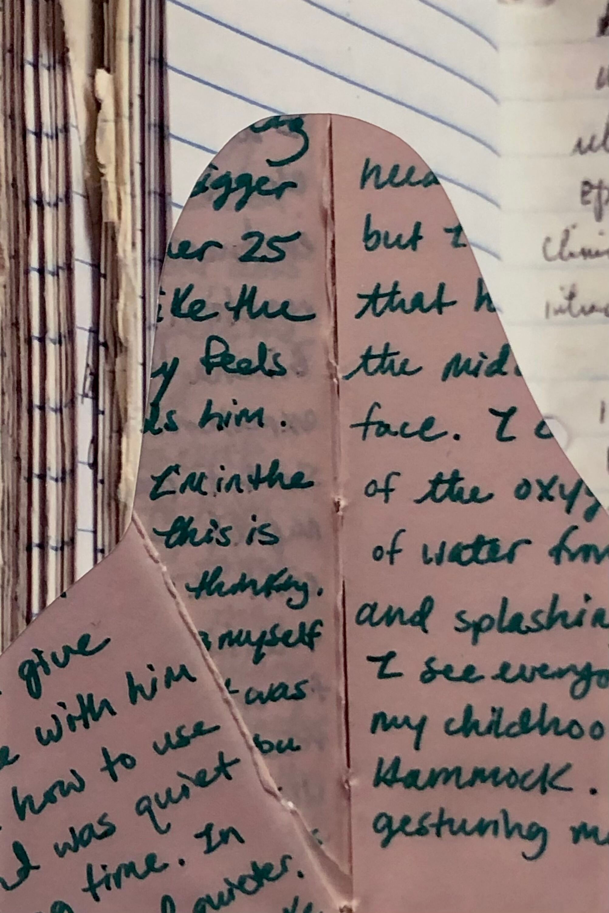 Artist: Kate McCammon, Title: Journal Portrait 115 (gesturing)