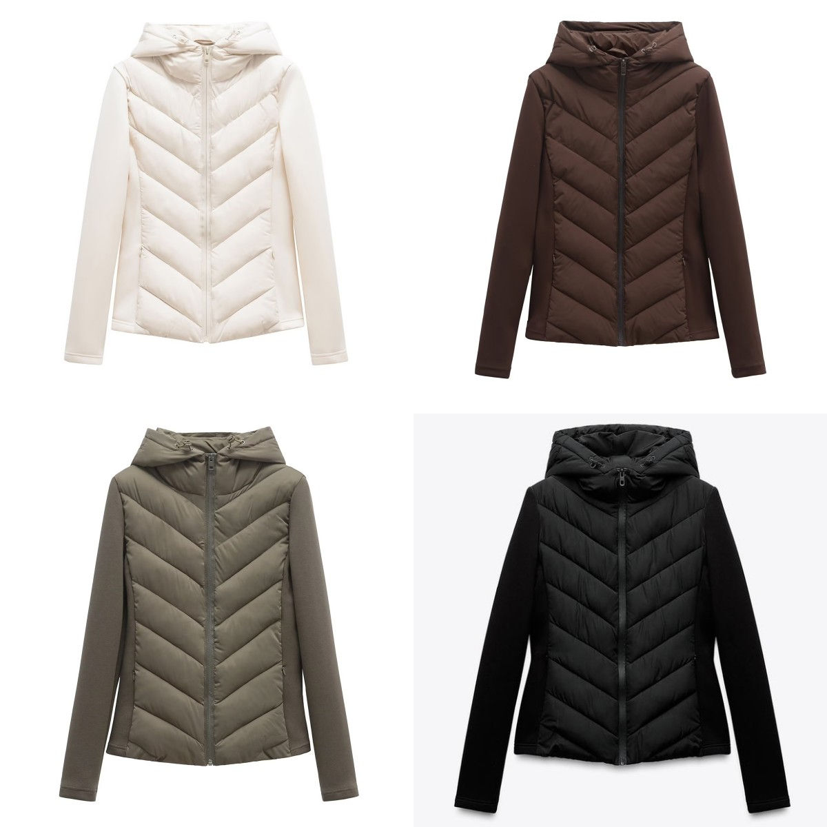 Patchwork Hooded Jacket