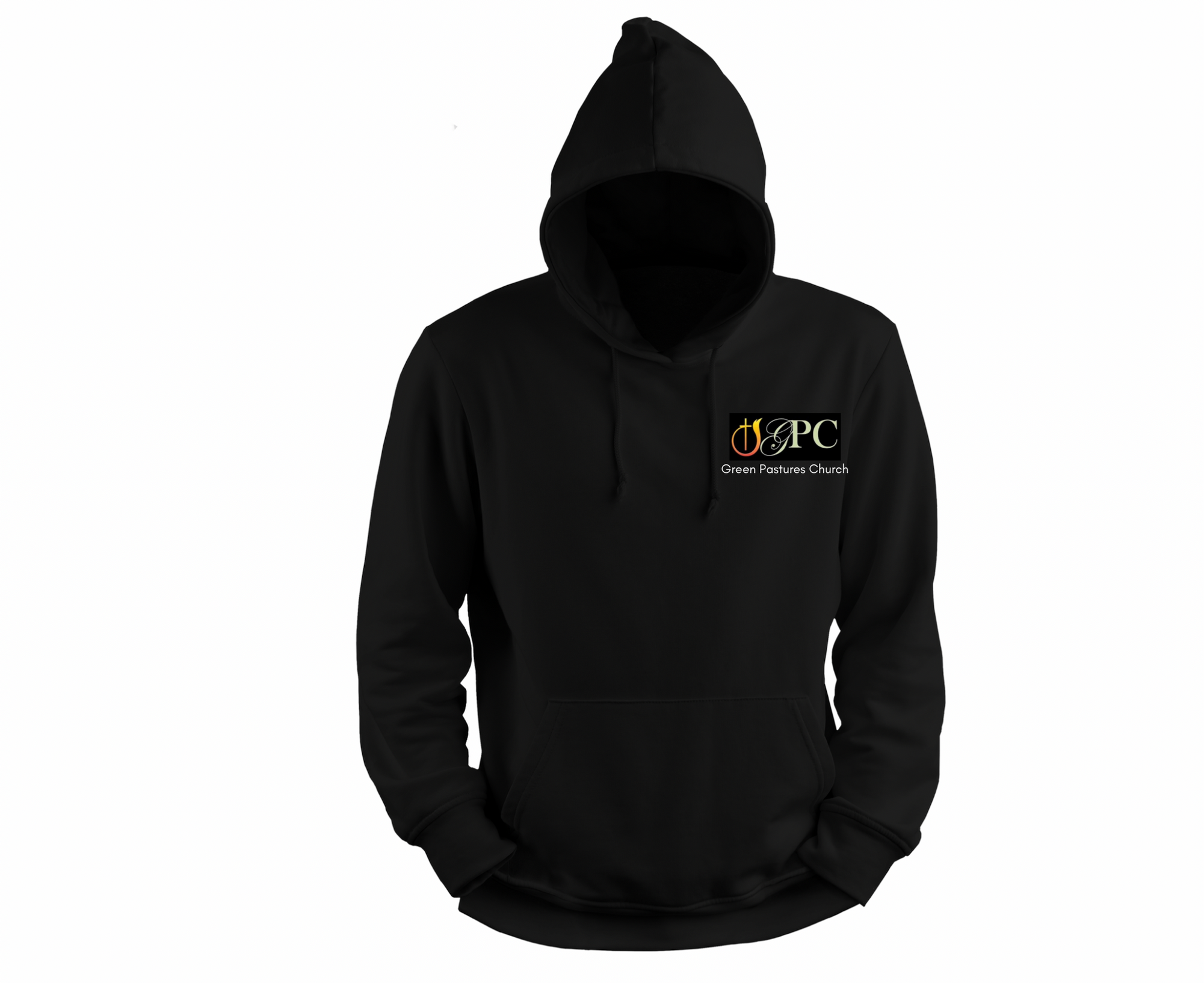 GPC BLACK HOODIE - WE ARE THE CHURCH