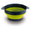 Thumbnail: a lime green and grey collapsible colander.