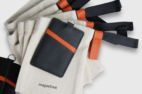 leather lanyard.