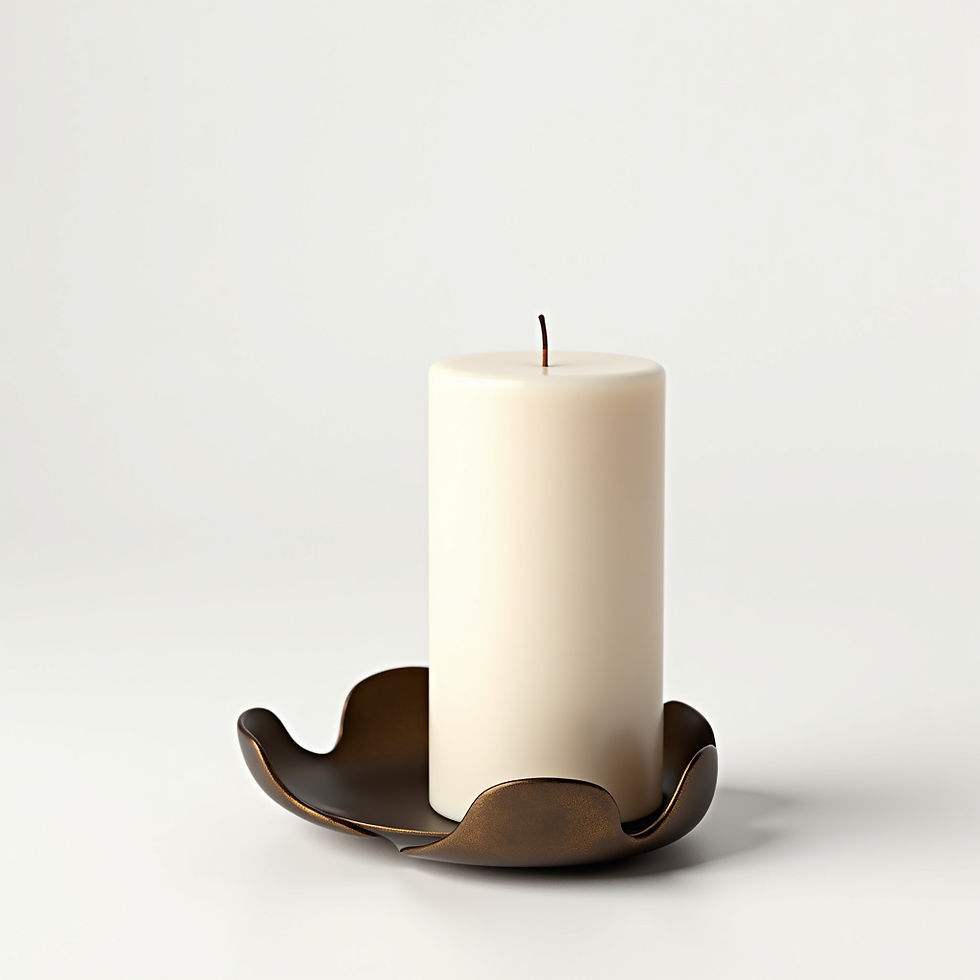 Porta Velas Escultural
