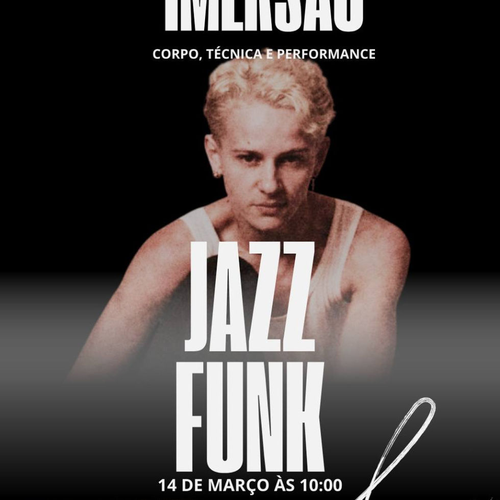 Workshop Jazz Funk: Condicionamento, Performance, Certificado & Filmagem Profissional