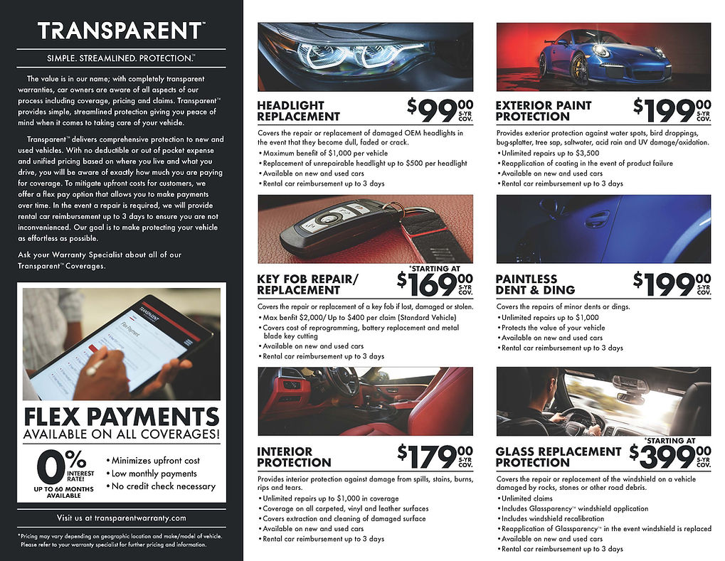 Transparent Marketing, Transparent Pricing