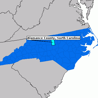 Located in Central North Carolina