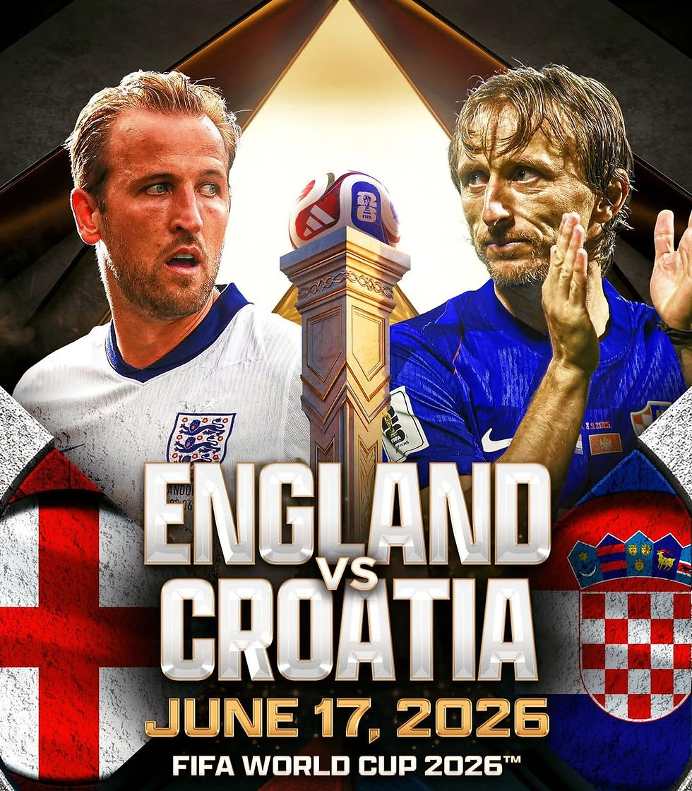 England vs Croatia World Cup Group L fixture | Garden Screening | free entry