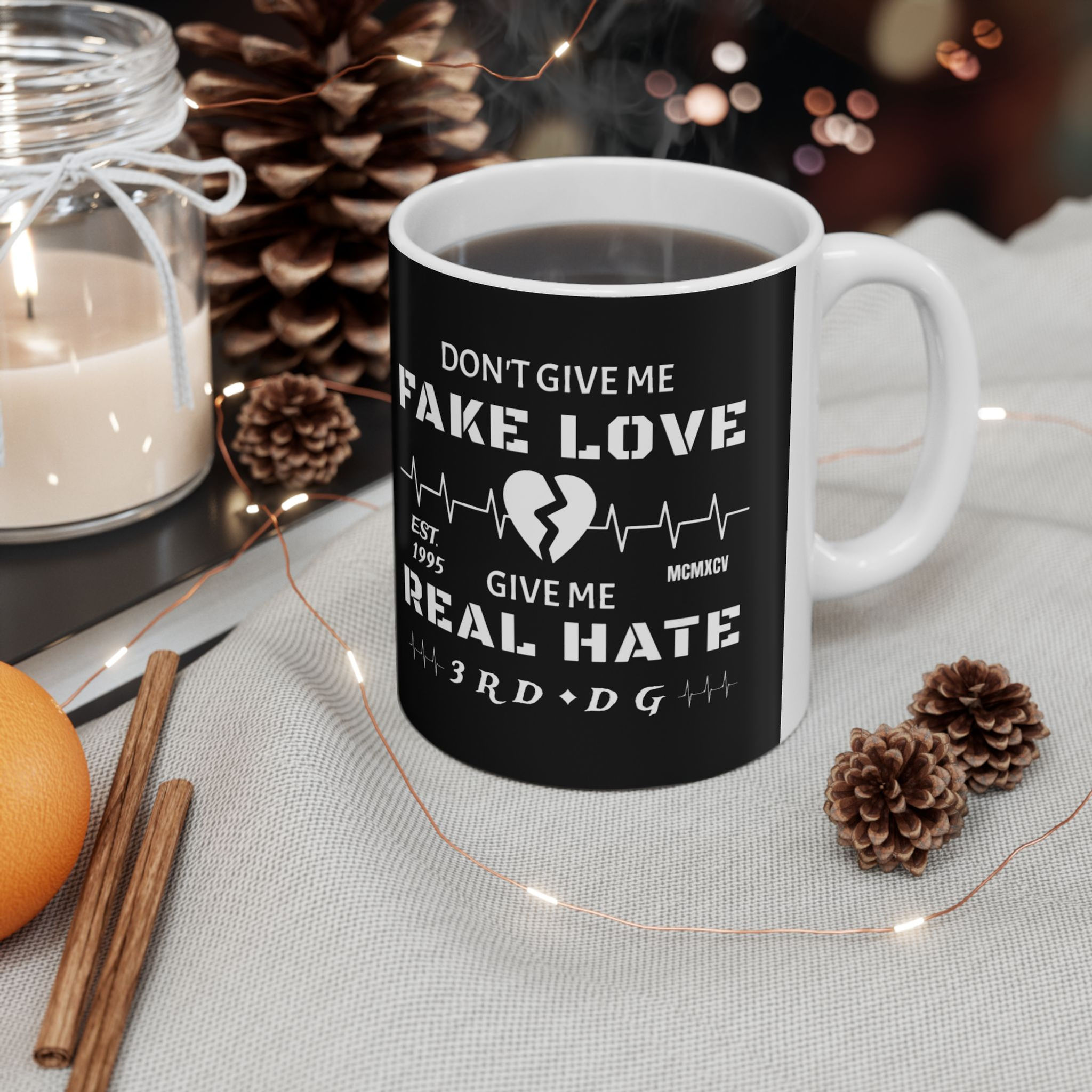 Ceramic Mug - "Love Me or Hate Me" - Gift for Coffee Lovers