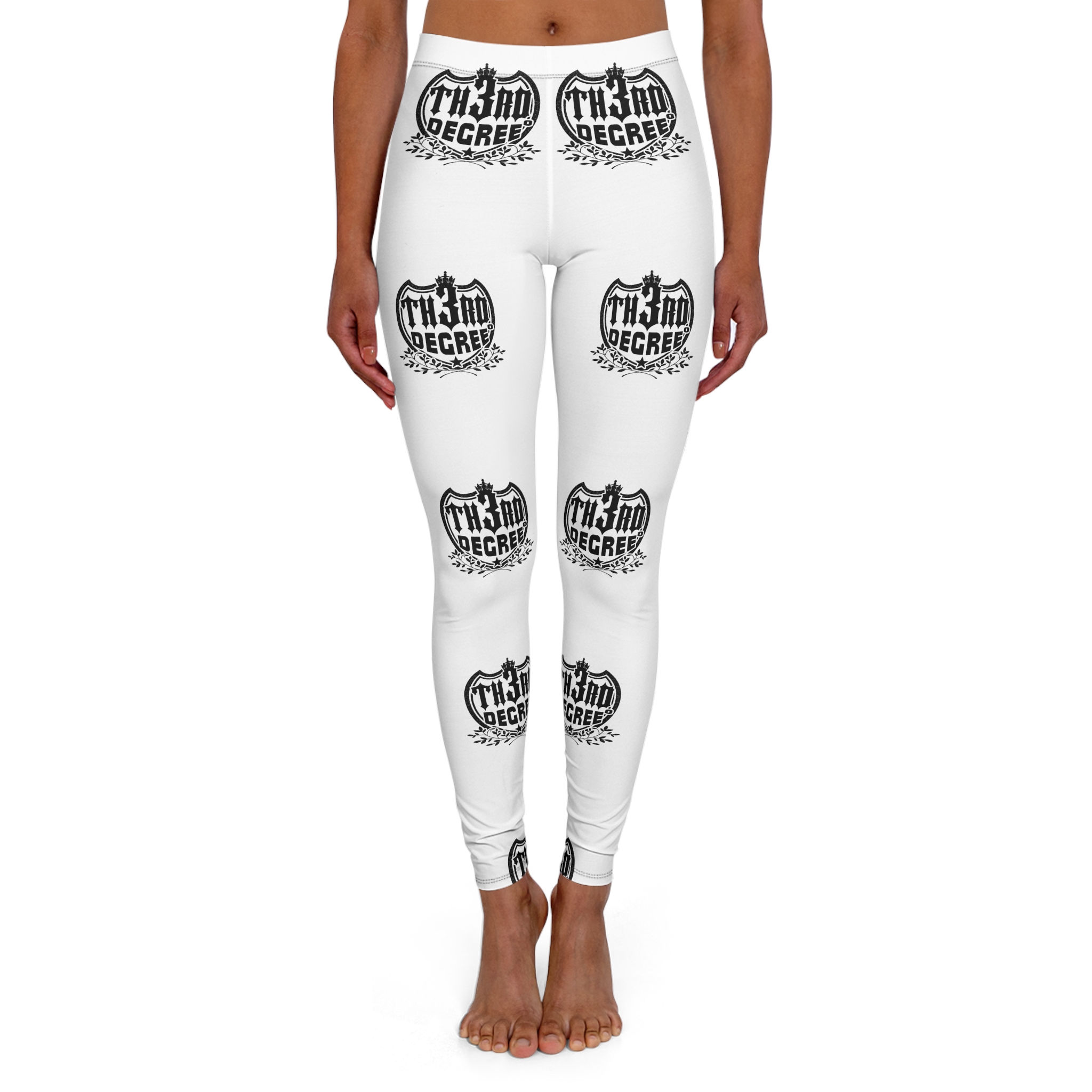 Women's Graphic Leggings - 'Third Degree' Casual Comfort