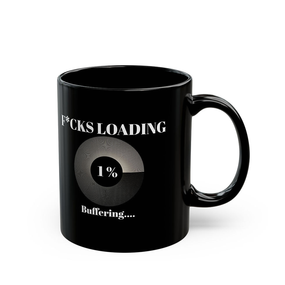 Thumbnail: Funny Black Mug – F*CKS LOADING – Perfect Gift for Coffee Lovers