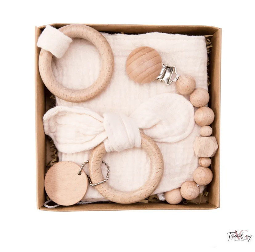 Thumbnail: 3pcs Cotton Teether Set