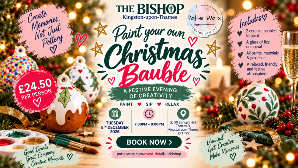Festive Pottery Painting at The Bishop