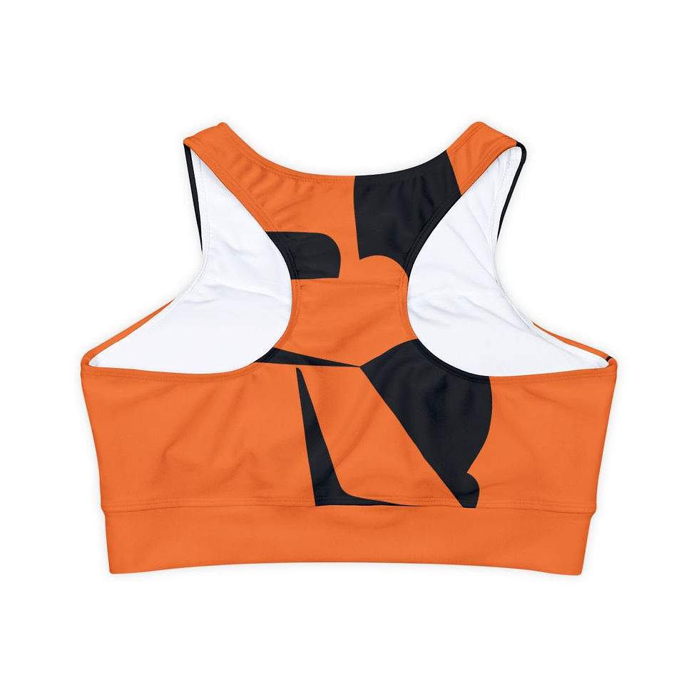 Thumbnail: Fully Lined, Padded Sports Bra (AOP)
