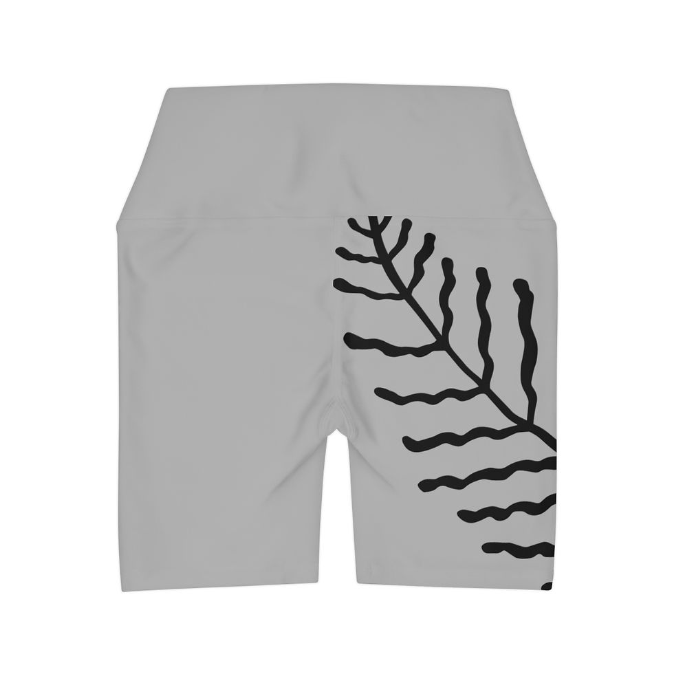 Thumbnail: High Waisted Yoga Shorts (AOP)