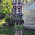 Violet and Jade Antique Crystal Wind Chime