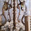 Thumbnail: Antique Petite Chandelier with Clear and Teak Crystals