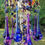 Thumbnail: Blue and Purple Iridescent Antique Crystal Wind Chime