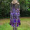 Thumbnail: Purple and Bronze Bohemian Filigree Antique Crystal Wind Chime