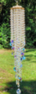 Thumbnail: Aurora Borealis Stars and Moon Crystal Sun Catcher PRE-ORDER