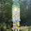 Thumbnail: Blue and Yellow Roses Crystal Wind Chime