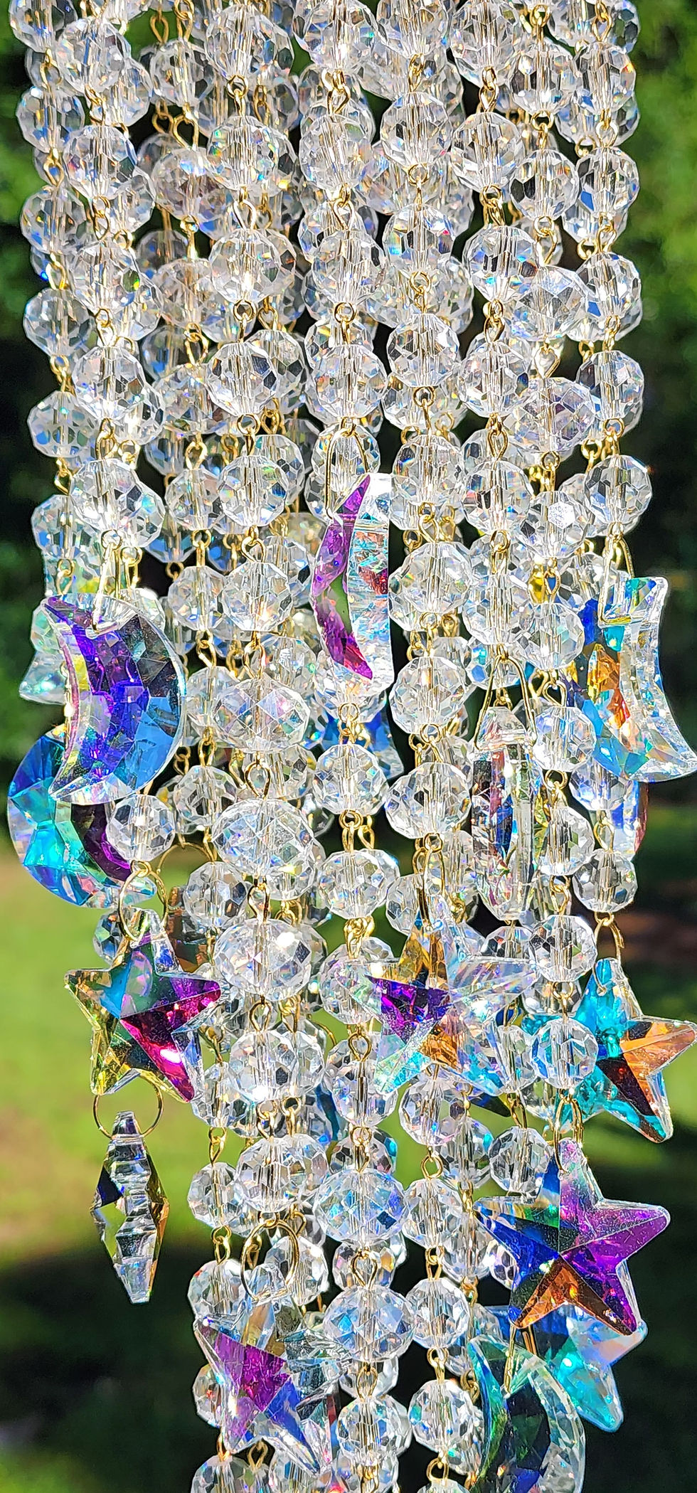 Thumbnail: Aurora Borealis Stars and Moon Crystal Sun Catcher PRE-ORDER
