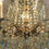 Thumbnail: Antique Brass Chandelier