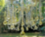 Thumbnail: Vintage Light Yellow Crystal Chandelier