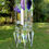 Thumbnail: Violet and Green Antique Crystal Wind Chime