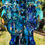 Thumbnail: Drenched in Blue Antique Crystal Wind Chime