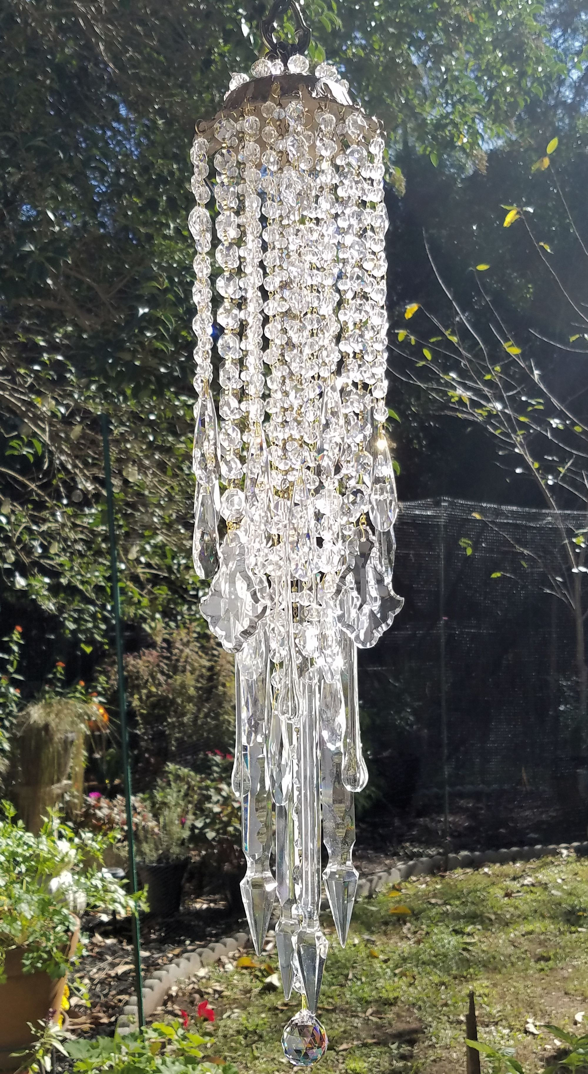 Antique Crystal Wind Chime