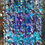 Thumbnail: Purple, Turquoise and Teal Antique Crystal Wind Chime
