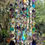Thumbnail: Teal and Purple Antique Crystal Wind Chime