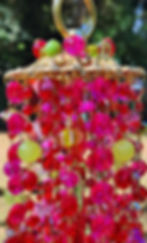 Thumbnail: Vibrant Ruby, Hot Pink, and Lime Green Crystal Sun Catcher