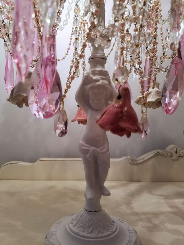 Thumbnail: Cherub Candelabra ~ Table Chandelier