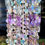Thumbnail: Pale Blue and Violet Antique Crystal Windchime