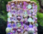 Thumbnail: Purple and Green Crystal Sun Catcher Wind Chime